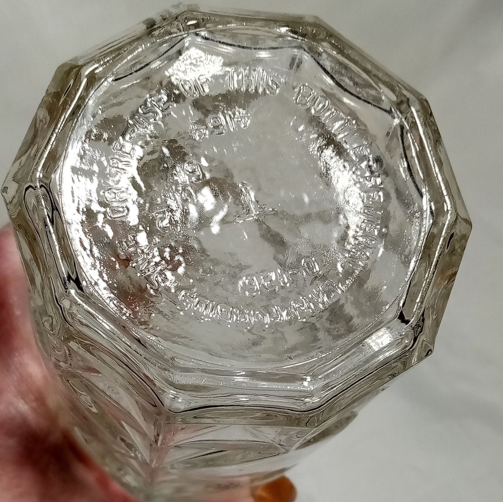 Anchor Hocking Diamond Quilted Liquor Decanter &Stopper Barware. - Picture 3 of 13